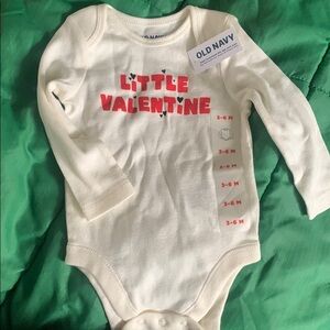 3-6months valentines onesie